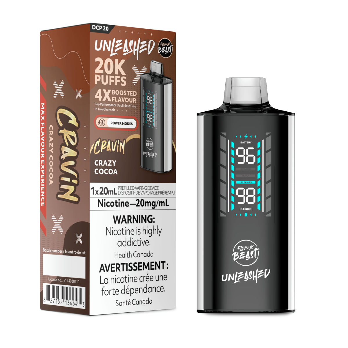 Flavour Beast Unleashed DCP 20K Crazy Cocoa