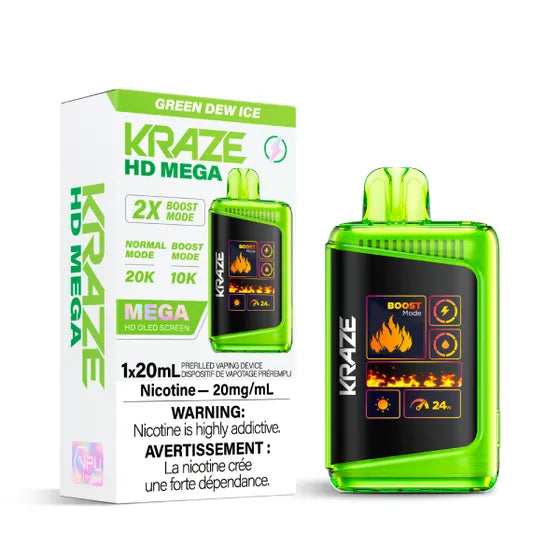 Kraze HD Mega - Green Dew Ice