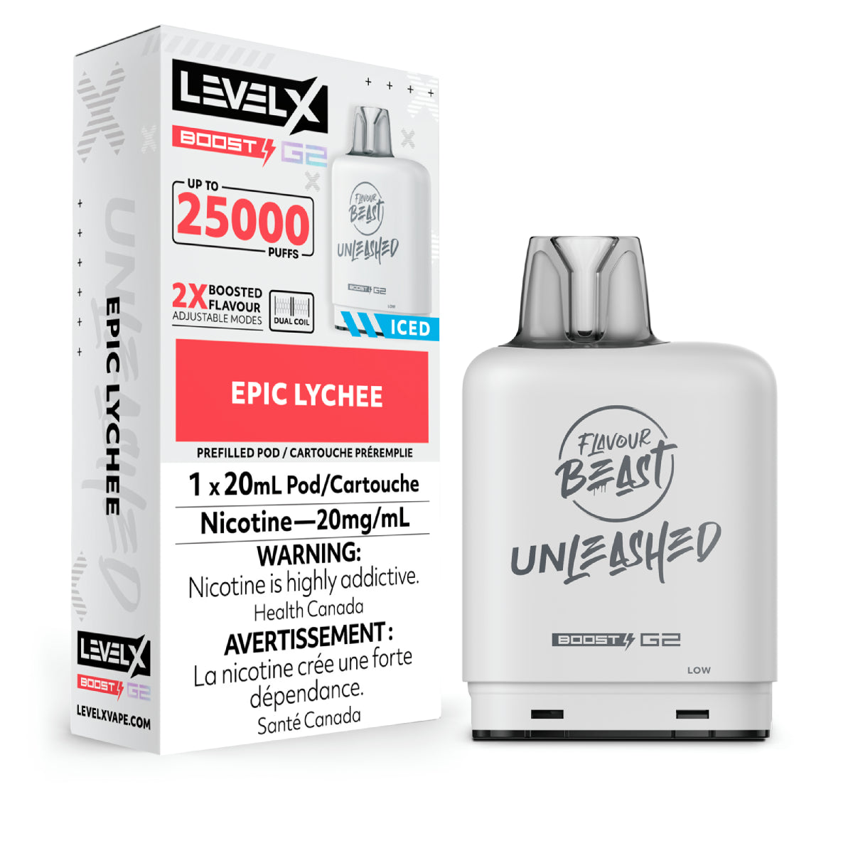 Flavour Beast Unleashed -  Level X Boost G2 25k - Epic Lychee