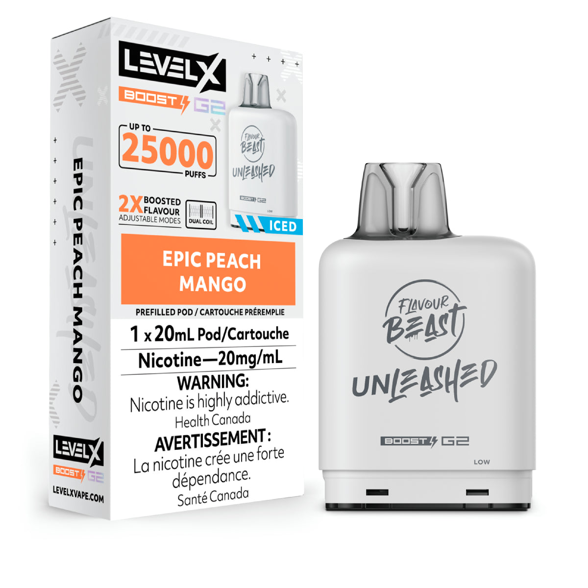 Flavour Beast Unleashed -  Level X Boost G2 25k - Epic Peach Mango