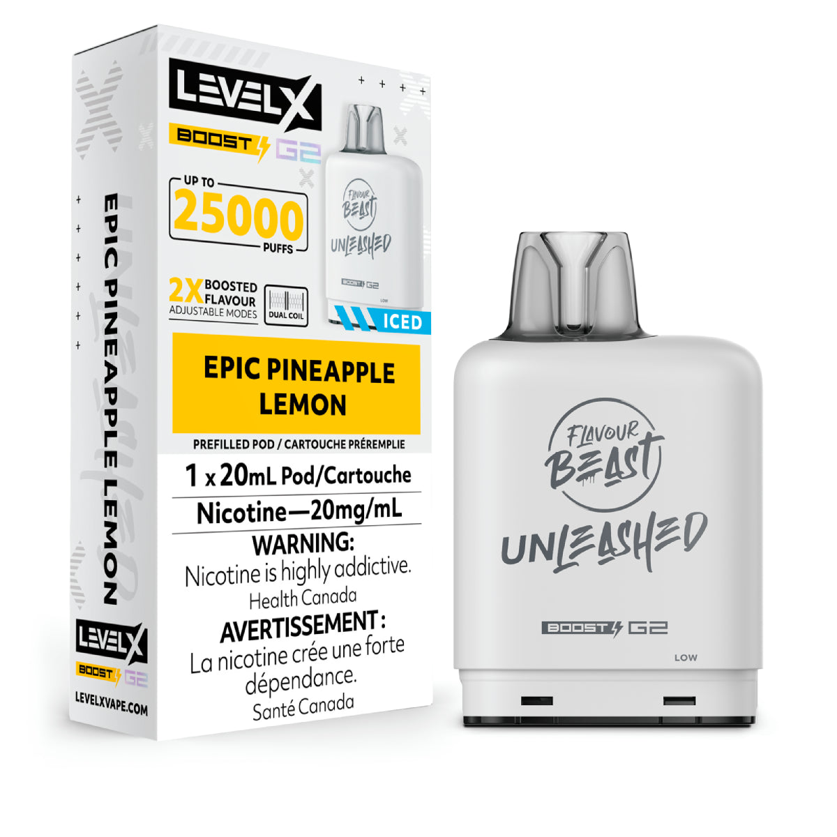 Flavour Beast Unleashed -  Level X Boost G2 25k - Epic Pineapple Lemon Iced