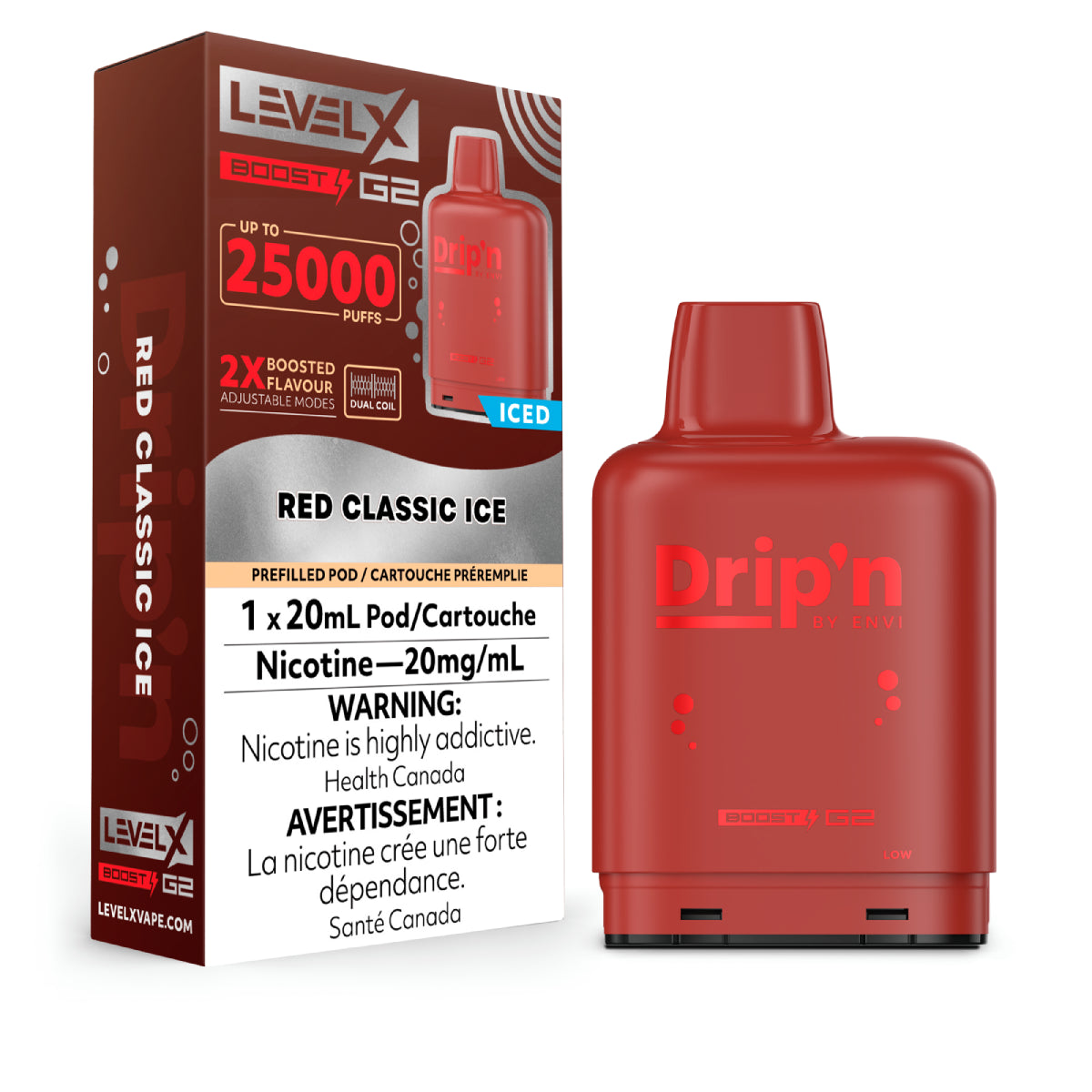 Drip'n Level X Boost G2 25k - Red Classic