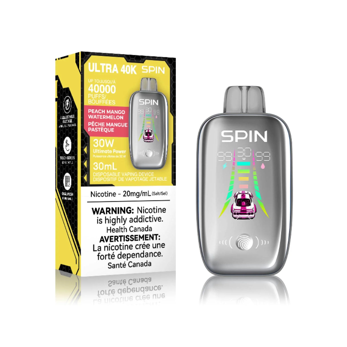 Spin - Ultra 40k - Peach Mango Watermelon