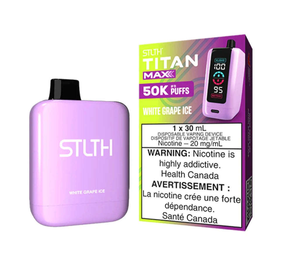 STLTH Titan Max - White Grape Ice