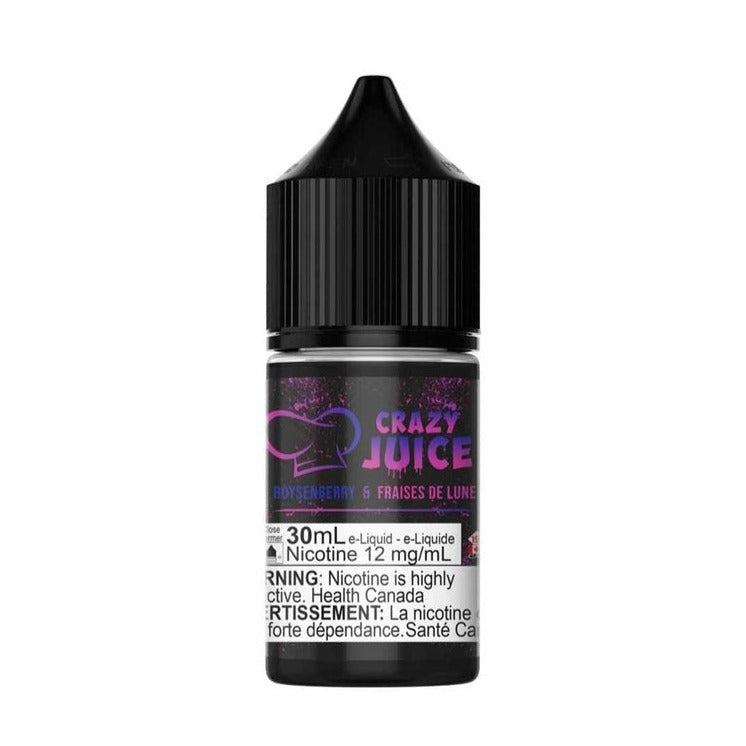 Crazy Juice - Boysenberry &amp; Moon Strawberry 30 ml Sel